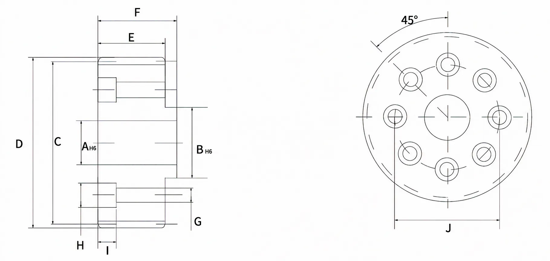 FLANGE GROUND HELICAL GEAR
